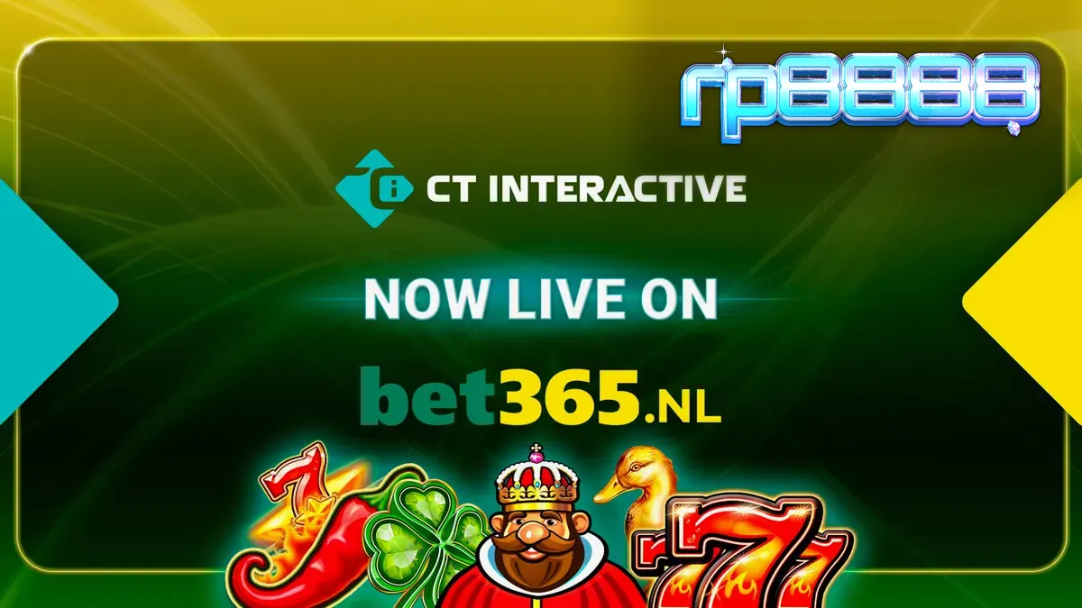Tampilan layar beberapa game slot CT Interactive yang tersedia di bet365 Belanda, menampilkan tema yang beragam.